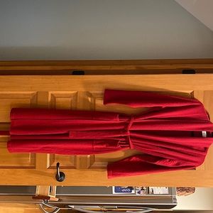 Restoration Hardware LG 100% cashmere red robe